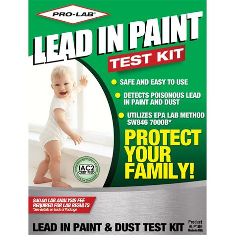 home hardware lead paint test kit|lead testing kit home depot.